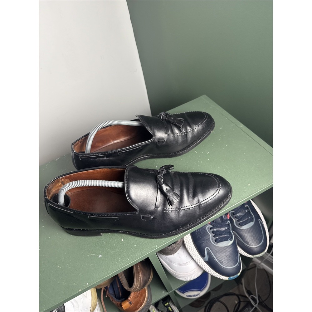 Allen Edmonds "GRAYSON" Men's Black Leather Tassel Loafers 9.5 #8217 EUC